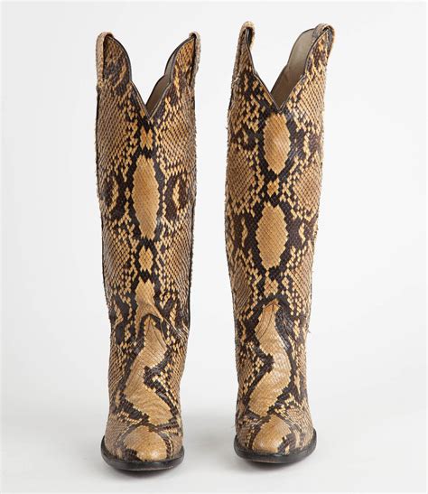 florida python skin boots